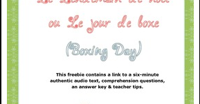 The Best of Teacher Entrepreneurs: FREE MISC. LESSON - “Lendemain de