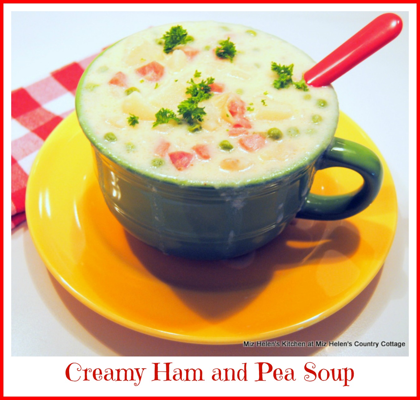 Creamy Ham and Pea Soup
