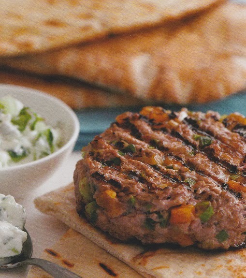 Hanneica's Kitchen Chicken and Apricot Burgers with Yoghurt and