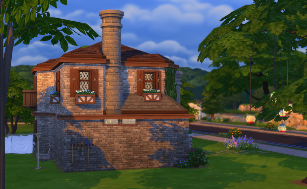Athsndwords Sims 4 Designs Snow White S Cottage Cc Version