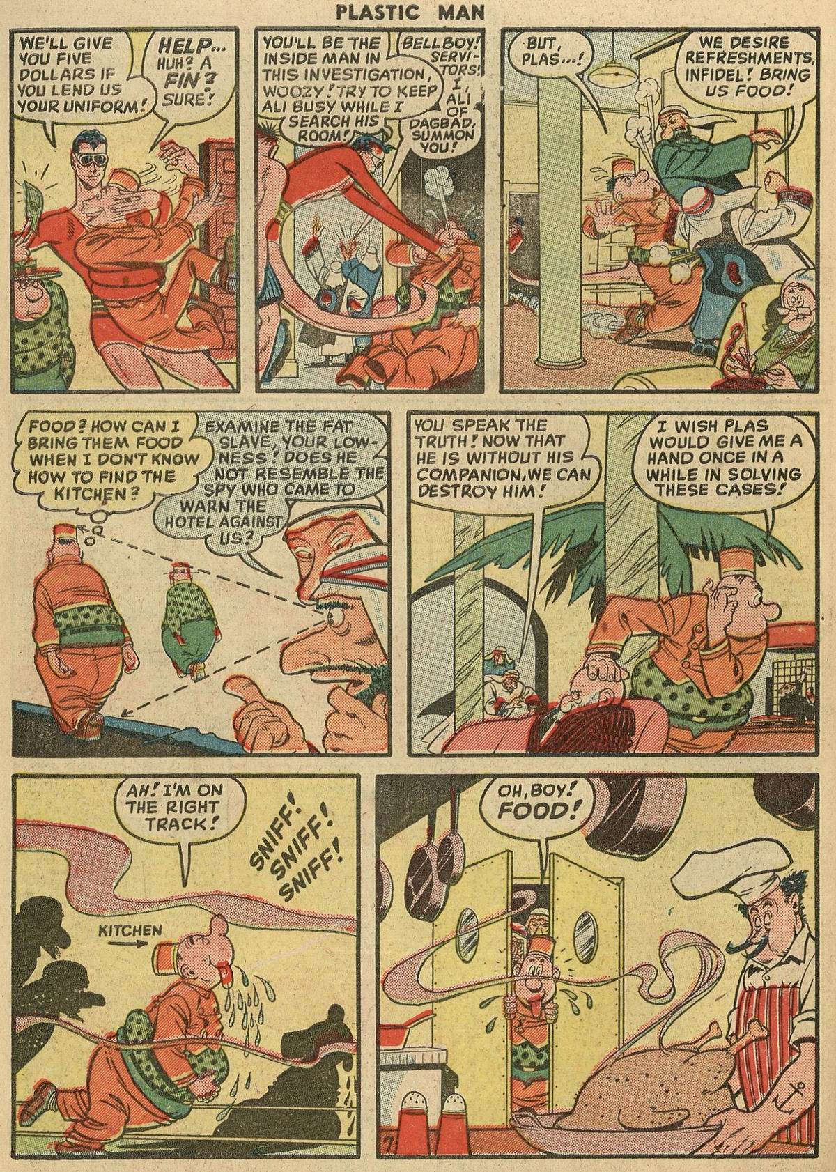 Read online Plastic Man (1943) comic -  Issue #16 - 43