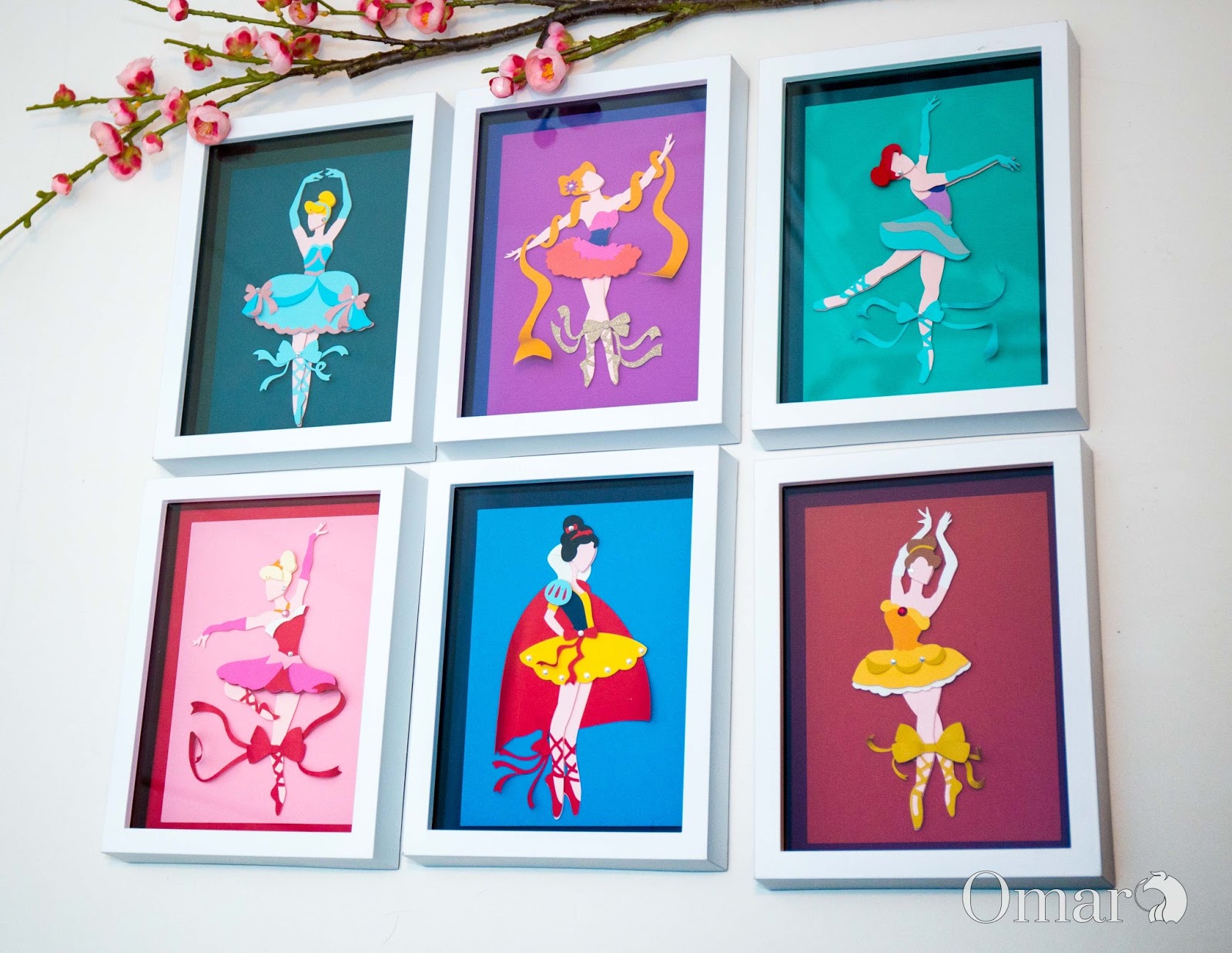 Awesome SVGs Princess Ballerina Shadow Box 6 Free File and Video