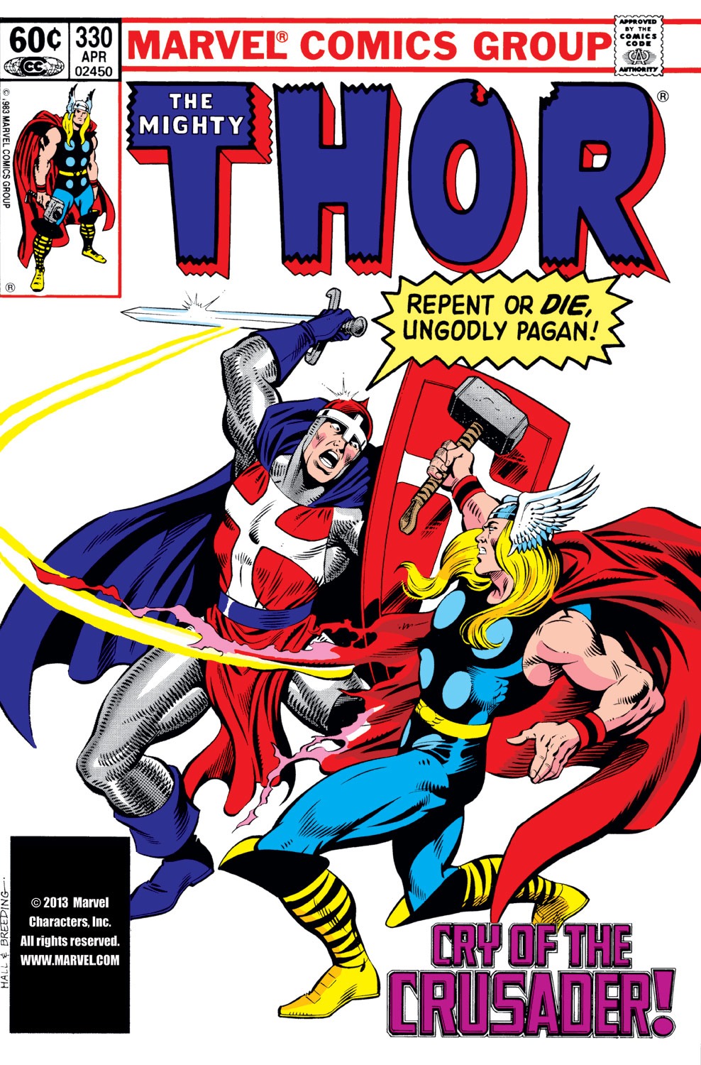 Read online Thor (1966) comic -  Issue #330 - 1
