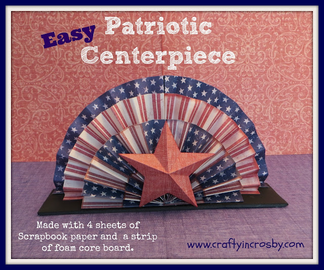 paper folding, paper crafts, July Fourth, Fourth of July, Patriotic