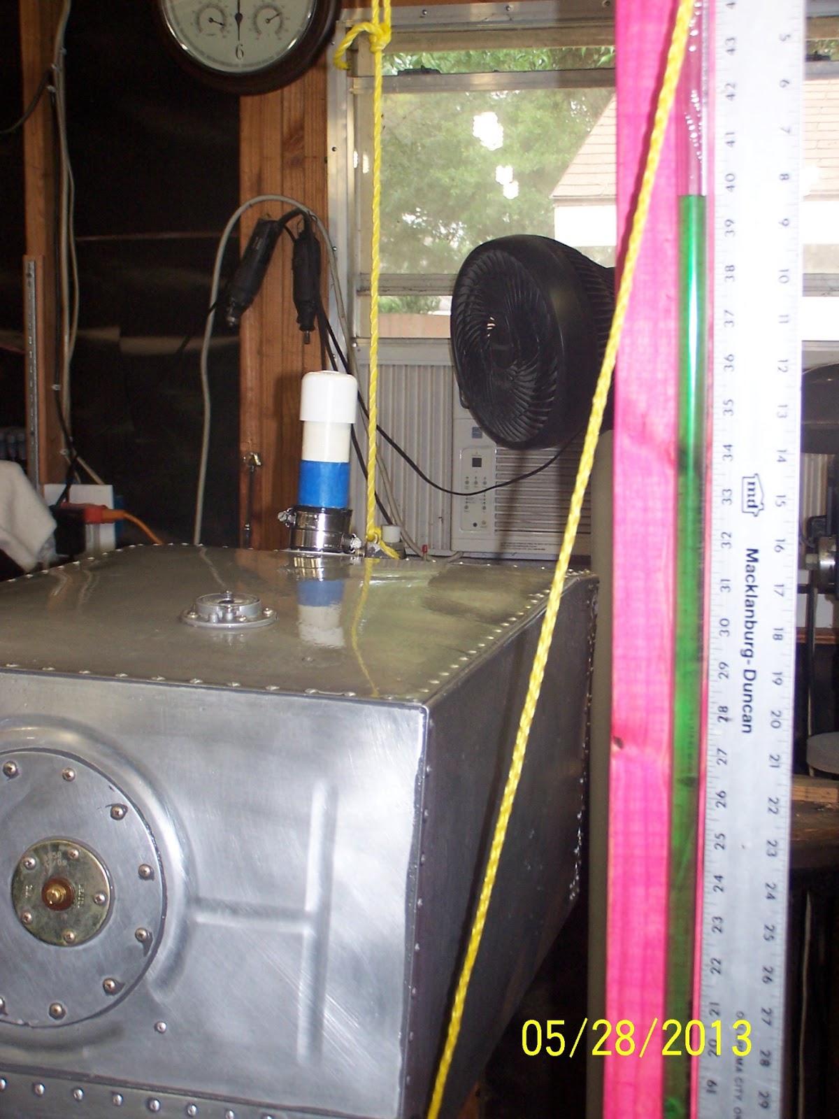 RV12 N79AM Fuel Tank, Part 3 Leak Testing