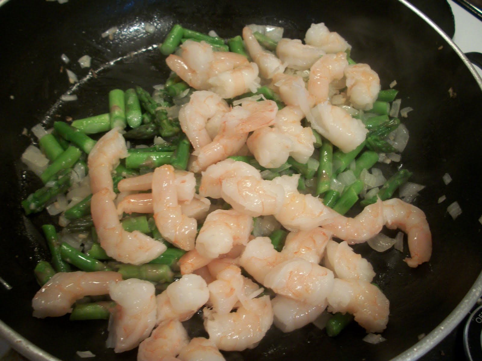 Cook with Sara Asparagus and Shrimp Quiche