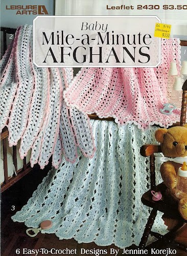 Amazon.com: Mile-A-Minute Afghans (Leisure Arts #108200) (Crochet