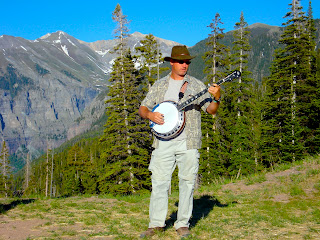 telluride bluegrass festival, banjo, jamming, capnaux, cap'n aux