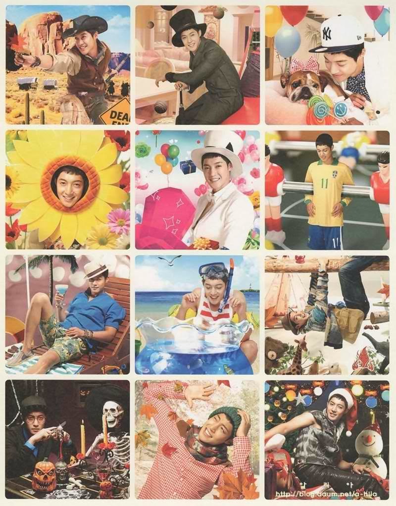 SS501 Official: [Scan] Kim Hyun Joong 2014 Calendar