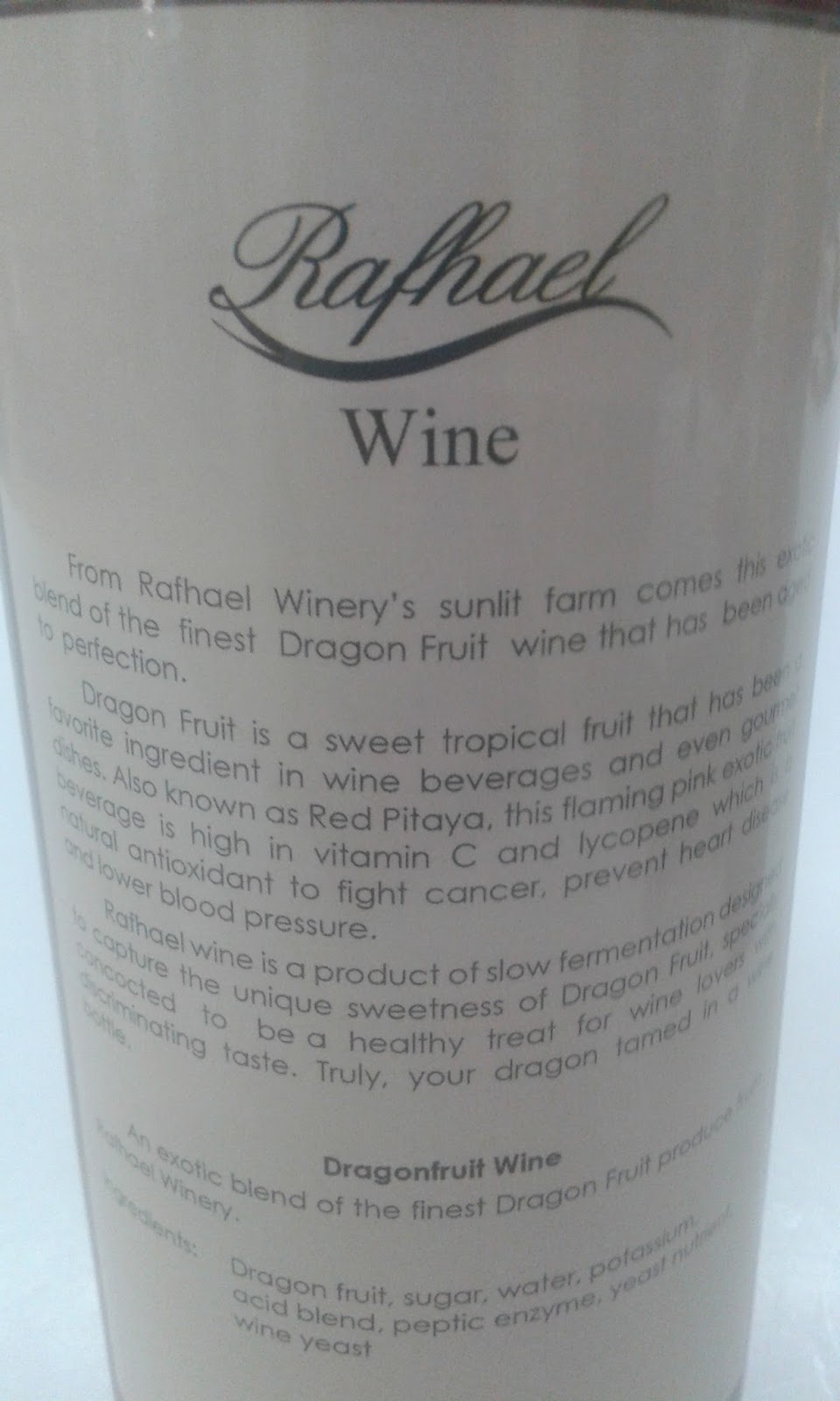 Fried Chicken for the Soul. Rafhael Winery's Dragon Fruit Wine!