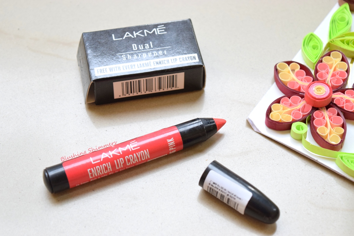 Lakme Enrich Lip Crayon - Blushing Pink 