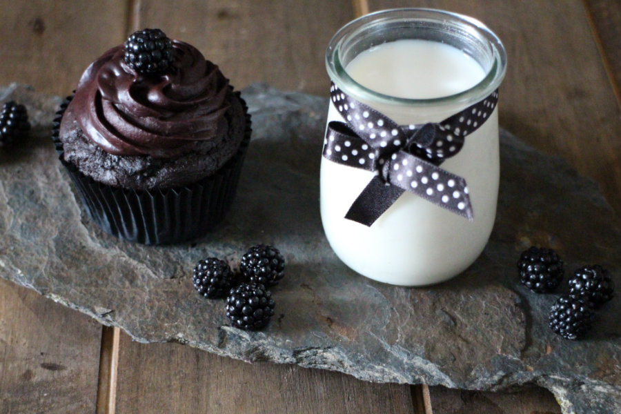 cupcakes-chocolate, moras, cupcakes-moras