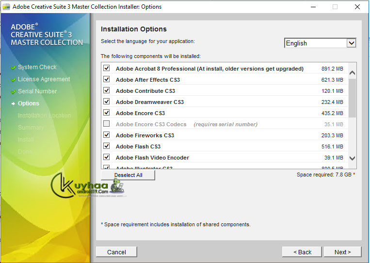 adobe cs3 master collection free download for windows 7