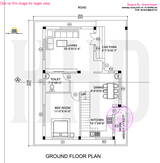 Modern house ground floor