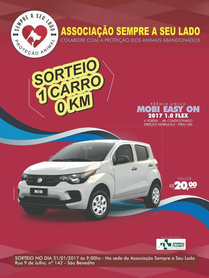 Amor sem preço RIFA DO CARRO MOBI ADIADA PARA O DIA DAS MÃES POR NÃO