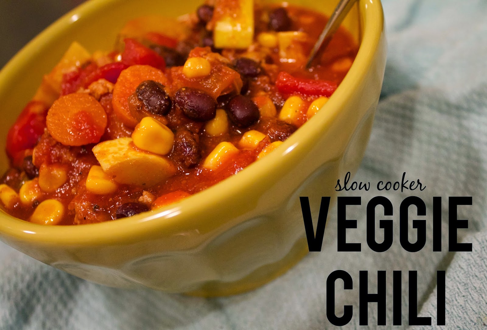 Barnabas Lane Tasty Tuesday Slow Cooker Veggie Chili & Recipe Link Up