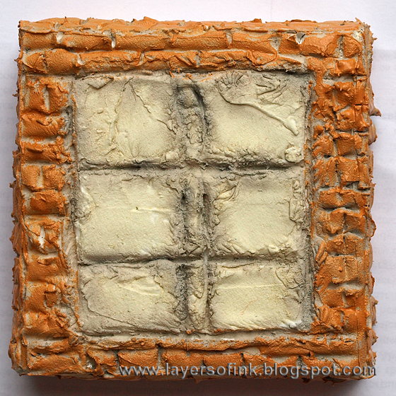 Layers of ink: Textured Window Canvas Tutorial