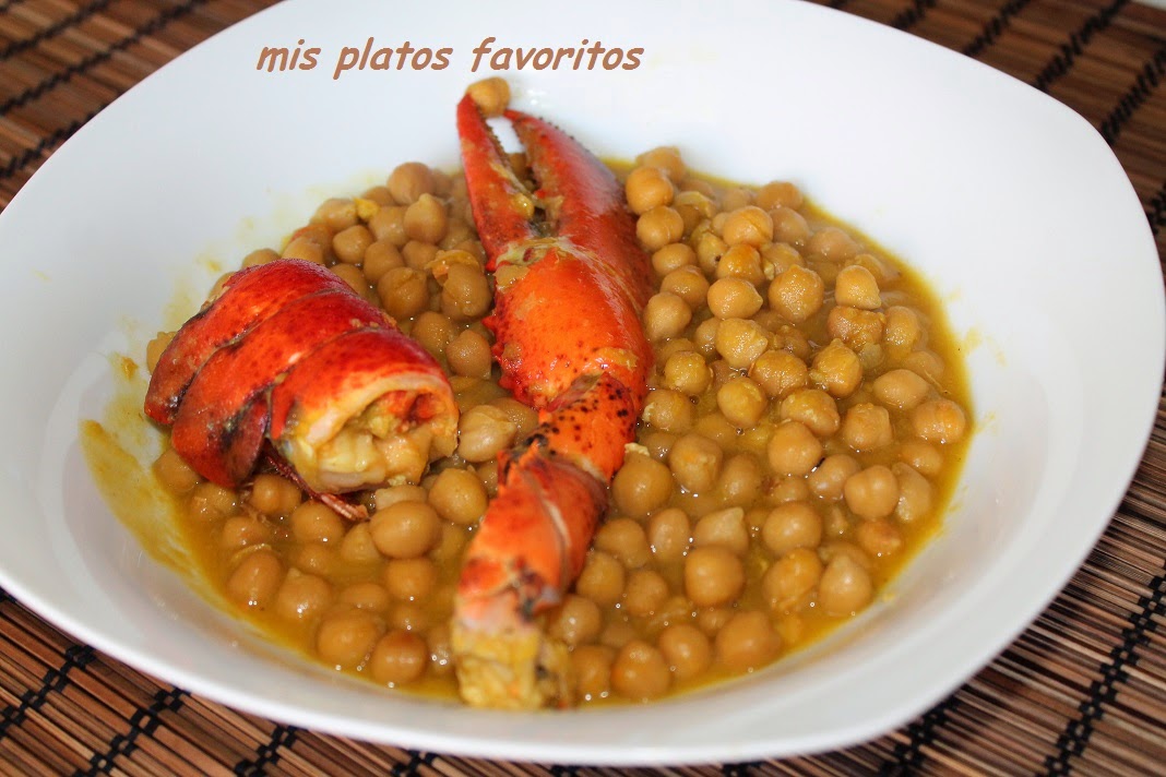 RECETA DE K. ARGUIÑANO GARBANZOS CON BOGAVANTE