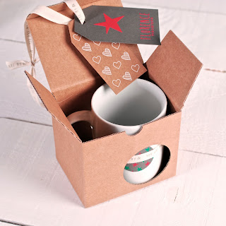 Cajita de cartón para tazas y mugs, selfpackaging, self packaging, selfpacking