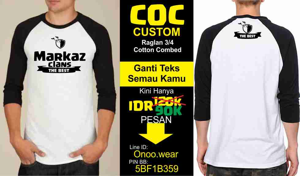 kaos coc buat sesukamu gambarnya kdtg 1an kaos coc buat sesukamu gambarnya kdtg 1an