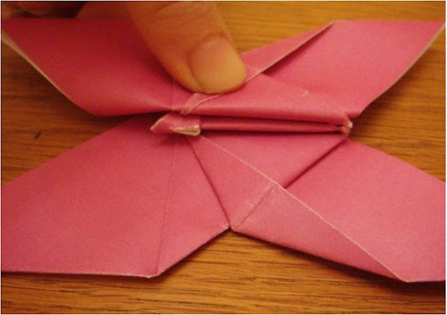 membuat love dari kertas origami