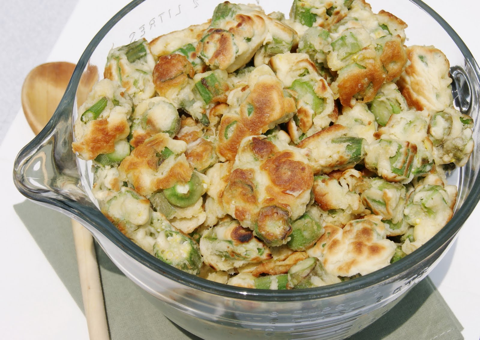 FritterFried Okra my absolute favorite okra! The Kitchen is My