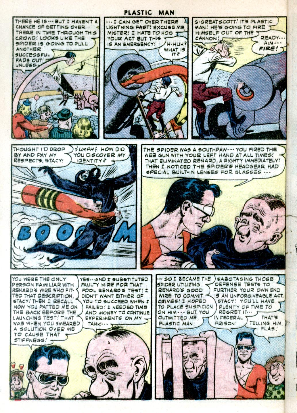 Read online Plastic Man (1943) comic -  Issue #46 - 12