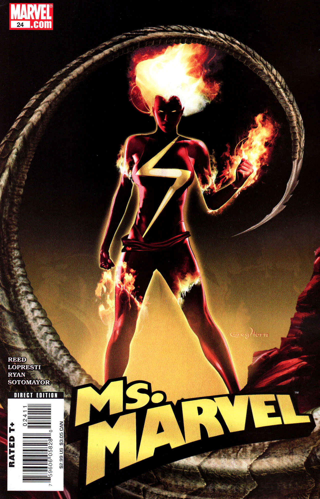 Read online Ms. Marvel (2006) comic -  Issue #24 - 1