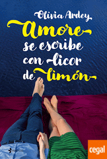 Amor escribe licor limón