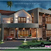 Night view of luxury villa in 3800 sq.feet