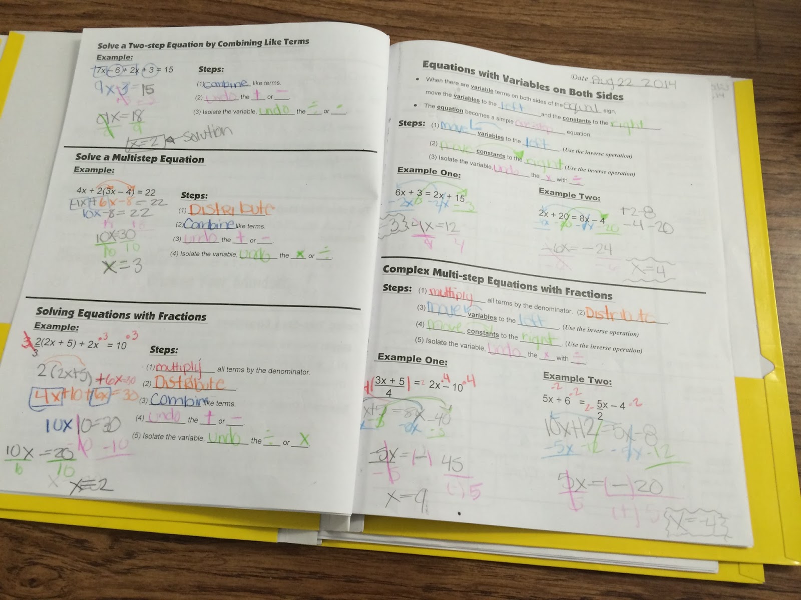 Rockstar Math Teacher ★ My Interactive Math Notebooks and Guided Notes