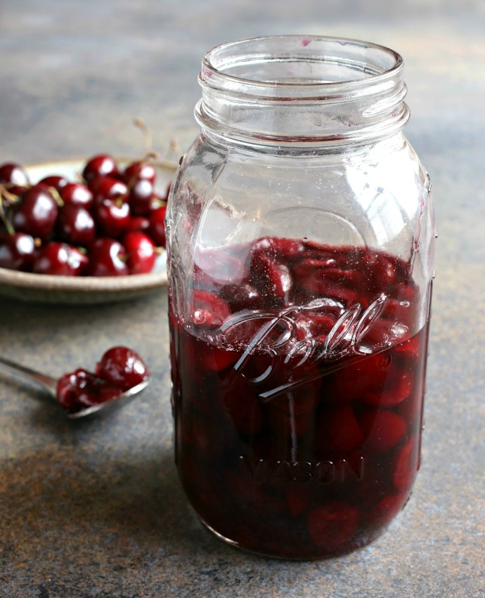 Hungry Couple No Bake Cheesecake Mousse with Cherry Compote