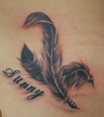 Feather Tattoo Design Picture 1