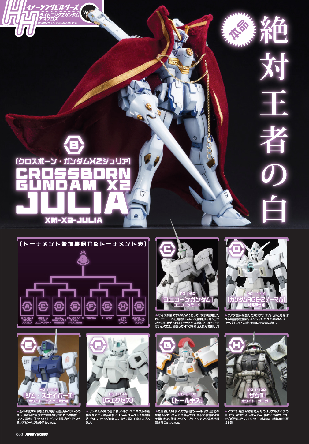 GUNDAM GUY: HG 1/144 Crossbone Gundam X2 Julia - Customized Build