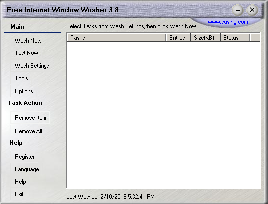 كيف تقوم بتسريع وتنظيف المتصفح مع أداة Free Internet Window Washer