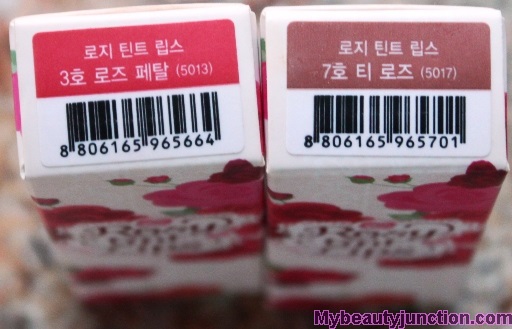 Etude House Rosy Tint Lips swatches, review