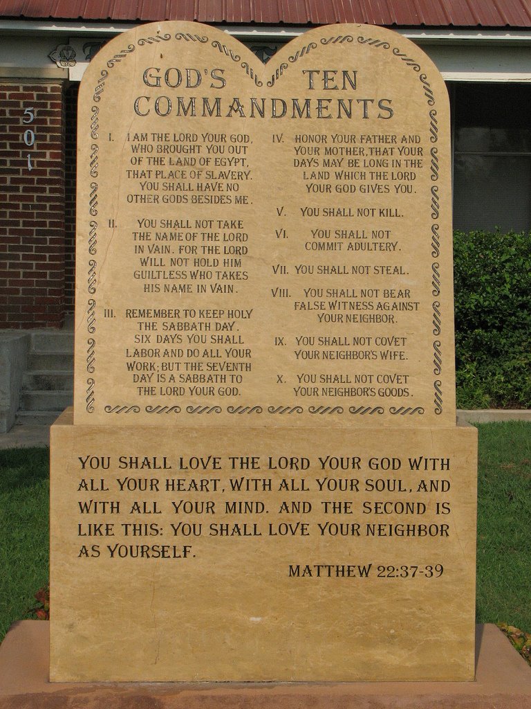 The Ten Commandments And The Commandments