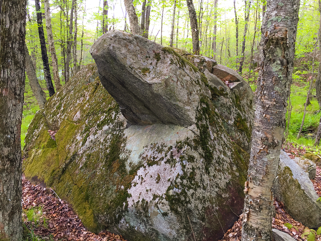 This might be Turtle Rock, but there are many candidates on the trail