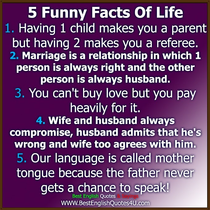 5 Funny Facts Of Life