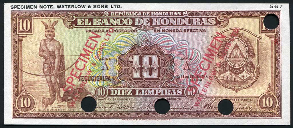 Currency%2BHonduras%2B10%2BLempiras 