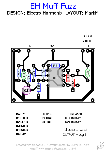 Buzz schematic bumble pedal Tmr Bumble
