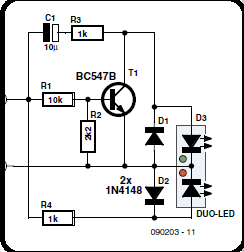 Sensitive Audio Power Meter Circuit Diagram 