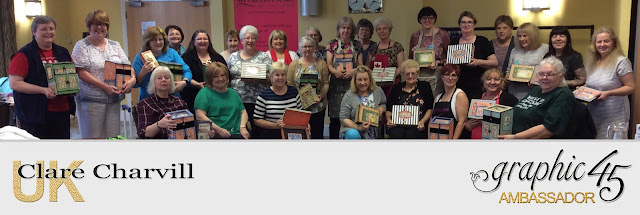 Graphic 45 Crafters Retreat with Clare Charvill UK Ambassador