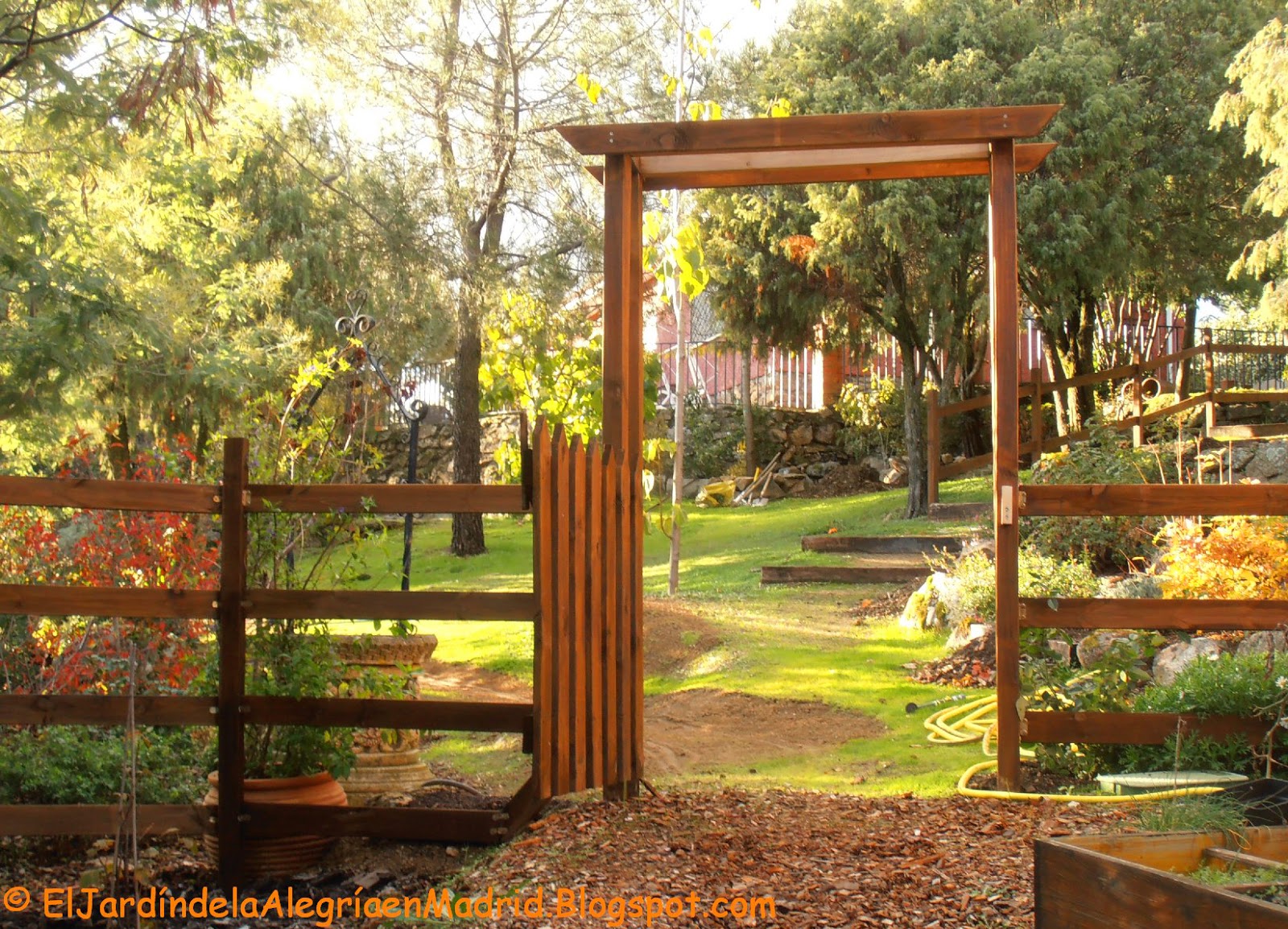El jardín de la alegría : El orden para afrontar algunos trabajos en el