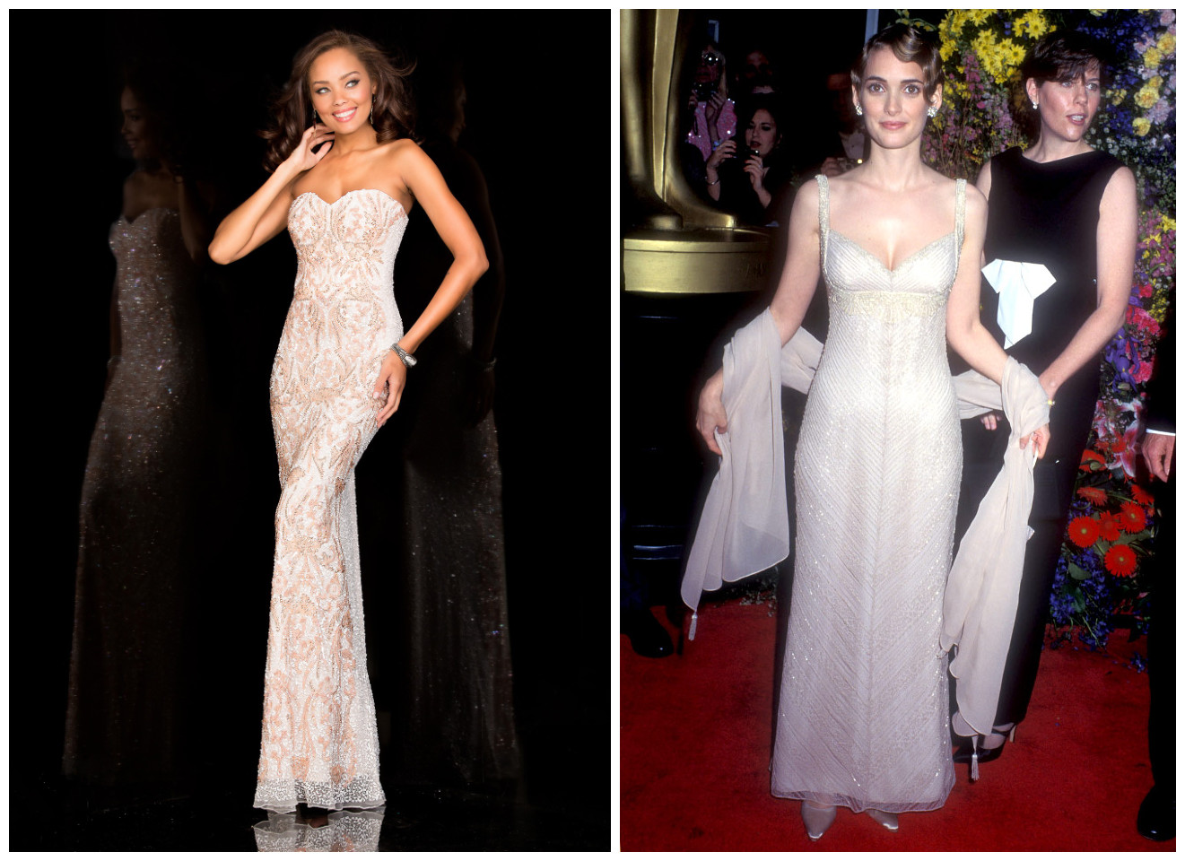 90s style prom dress