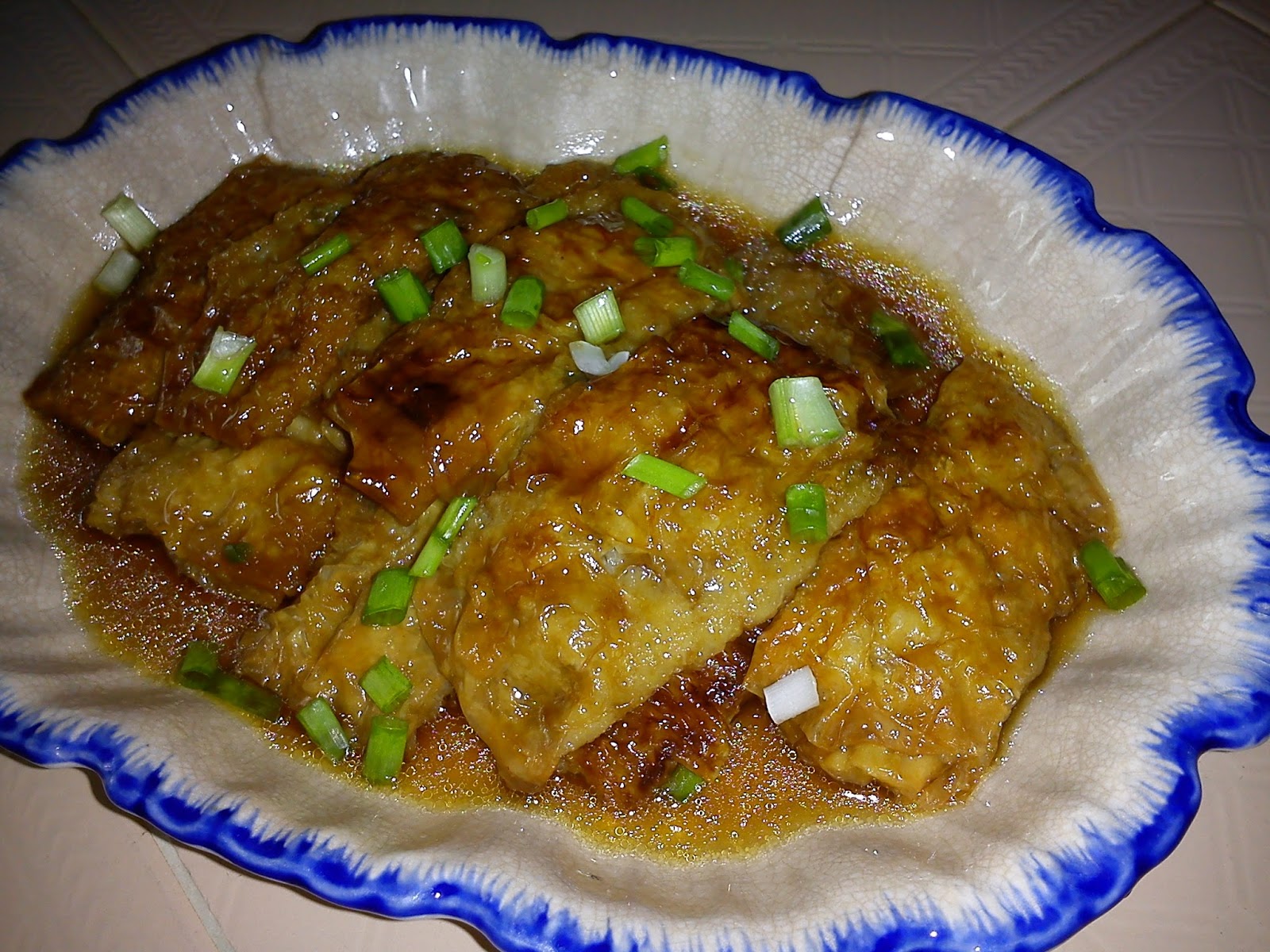 Cooking Pleasure BRAISED BEANCURD SKIN ROLLS IN OYSTER SAUCE
