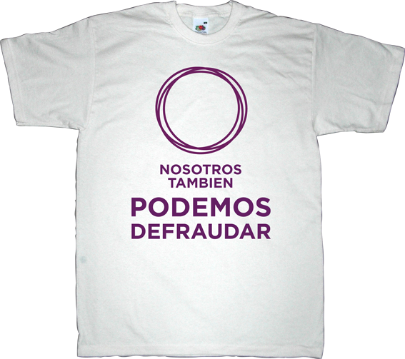 podemos useless spanish politics brand spain spain is different t-shirt ephemeral-t-shirts