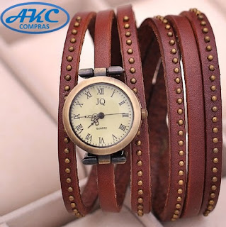 Reloj Mujer Punk marron