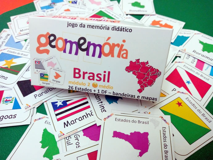 classe invertida: jogos didáticos: GeoDominó Brasil: Estados