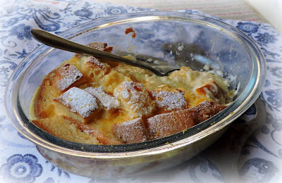 Lemon Panettone Pudding